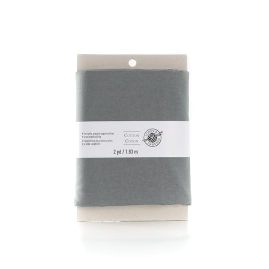 Charcoal Cotton Fabric Bundle by Loops & Threads®